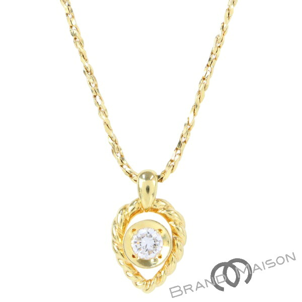 ジュエリー/ダイヤモンドネックレス/K18YG/40cm/8.5g/0.35ct/レディース/アクセサリー【中古】｜ブランドメゾン
