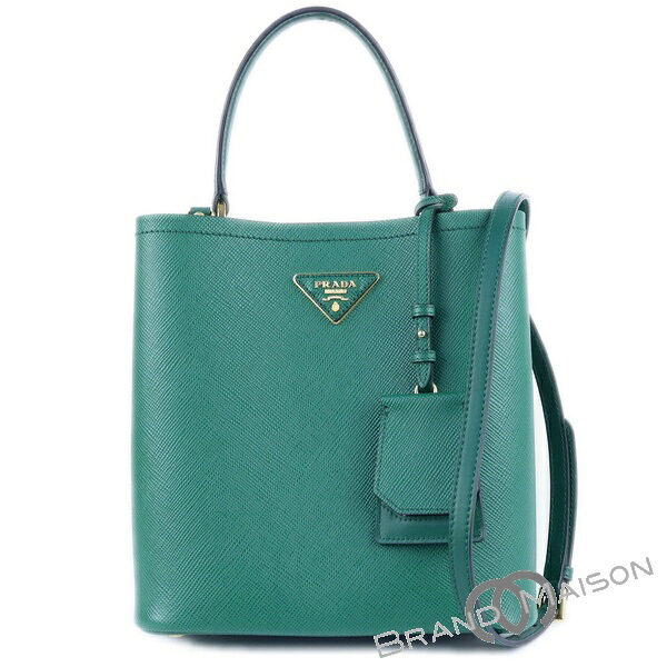 プラダ/パニエミディアムバッグ/1BA212/緑であること/ショルダーバッグ/PRADA/レディース【中古】