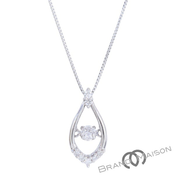 ジュエリー/ダイヤモンドネックレス/Pt900/Pt850/42cm/1.9g/0.15ct/レディース/アクセサリー【中古】｜ブランドメゾン 27,860円