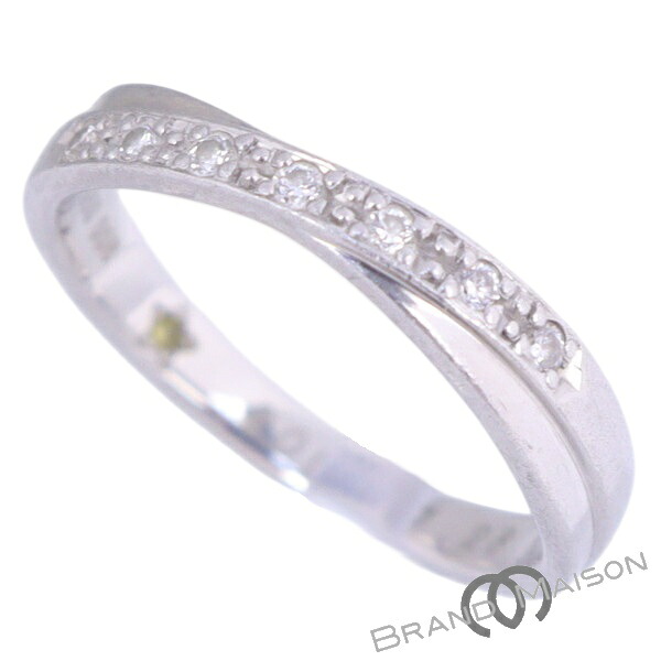 ジュエリー スタージュエリー STARJEWELRY ダイヤモンドリング Pt950 10号 指輪 アクセサリー レディース0.08ct 4.0g【中古】｜ブランドメゾン 38,870円