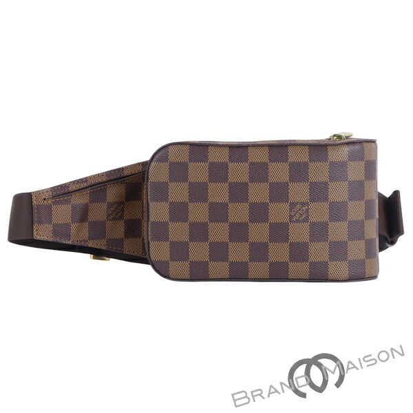 ルイ・ヴィトン ジェロニモス N51994 後期型 ダミエ エベヌ 未使用品 ボディバッグ LOUIS VUITTON ショルダーバッグ【中古】｜ブランドメゾン