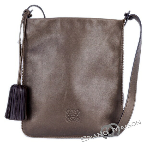 ABランク【ロエベ】ショルダーバッグ/ブロンズ/レディース/LOEWE【中古】
