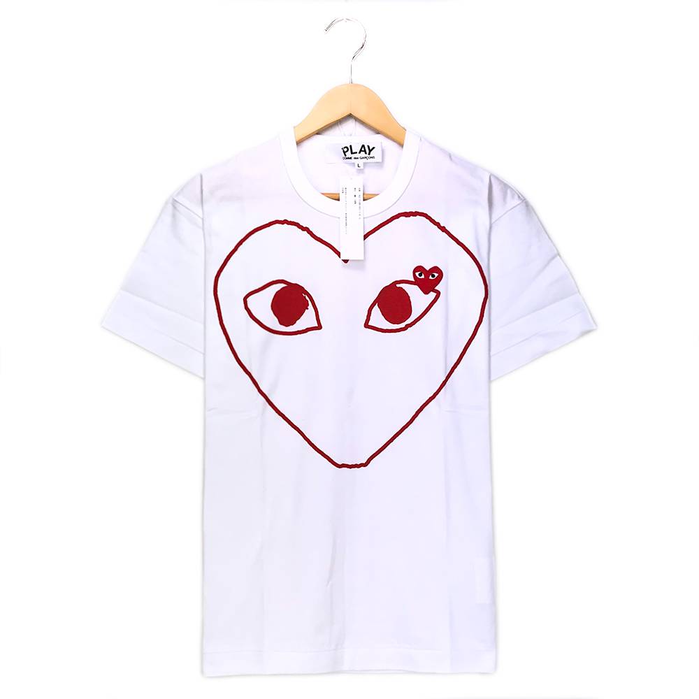 楽天市場】PLAY COMME des GARCONS ハートロゴTシャツ Lサイズ