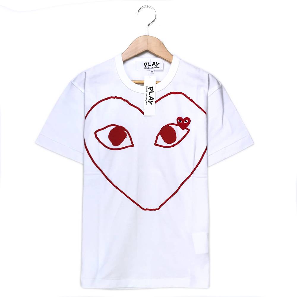 プレイコムデギャルソン Tシャツ　新品　未使用　タグ付き PLAY COMME des GARCONS(プレイコムデギャルソン) / Tシャツ/S