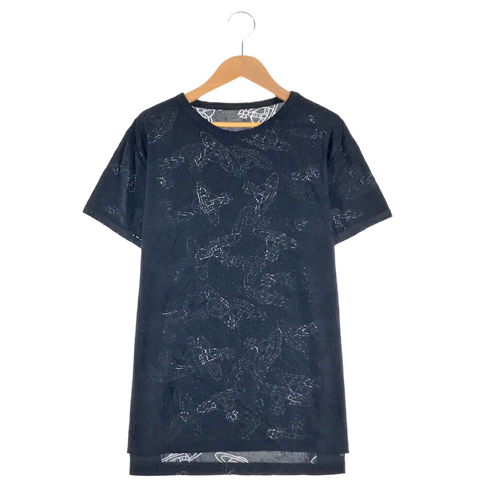 ✨美品✨旧タグ✨ヴィヴィアン オーブ刺繍Tシャツ 38 日本製 黒 ✨美品✨旧タグ✨ヴィヴィアン オーブ刺繍Tシャツ 38 日本製 黒