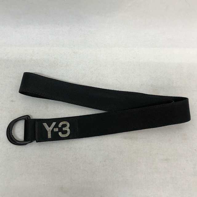 ヨウジヤマモト　Y.s黒 レザー ベルト ダブルバックル ヨウジヤマモト/ブラックレザーベルト-ダブルバックル