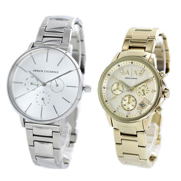 大注目 楽天市場 最大10 000円offクーポン アルマーニ エクスチェンジ ペア ウォッチ 腕時計 レディース ボーイズサイズ ギフト セット プレゼント ブレスレット 上品 シルバー ゴールド ステンレス ブランド腕時計 Nopple 正規激安 Erieshoresag Org