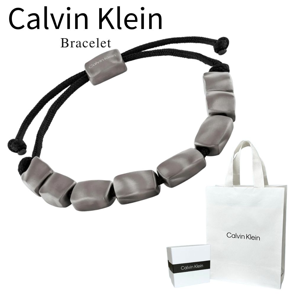 カルバンクライン 腕輪 メンズ レディース 定め事品 ショッパー付き添い人 火器メタ 黒いこと 吊りひも腕輪 ステンレス鋼 合わせる能力のある 今めかしい 男女兼用 CK ブランド名 差し上げ物 差し上げ物 Calvin Klein 35100034 成年者 卒 はいり込む