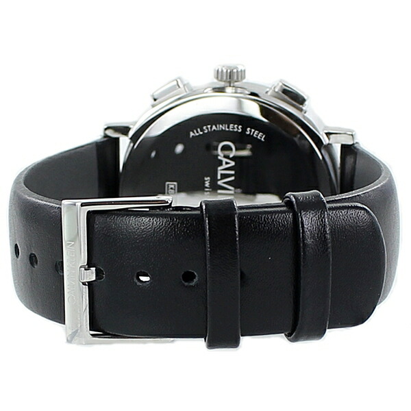 楽天市場 カルバンクライン レザー 革 腕時計 40代 男性 父 息子 彼氏 腕時計 夫 息子 父 メンズ クロノグラフ カジュアル オフィス オフィカジ 仕事 ファッション コーデ スーツ 合格 入学 卒業 社会人 ブランド腕時計 Nopple