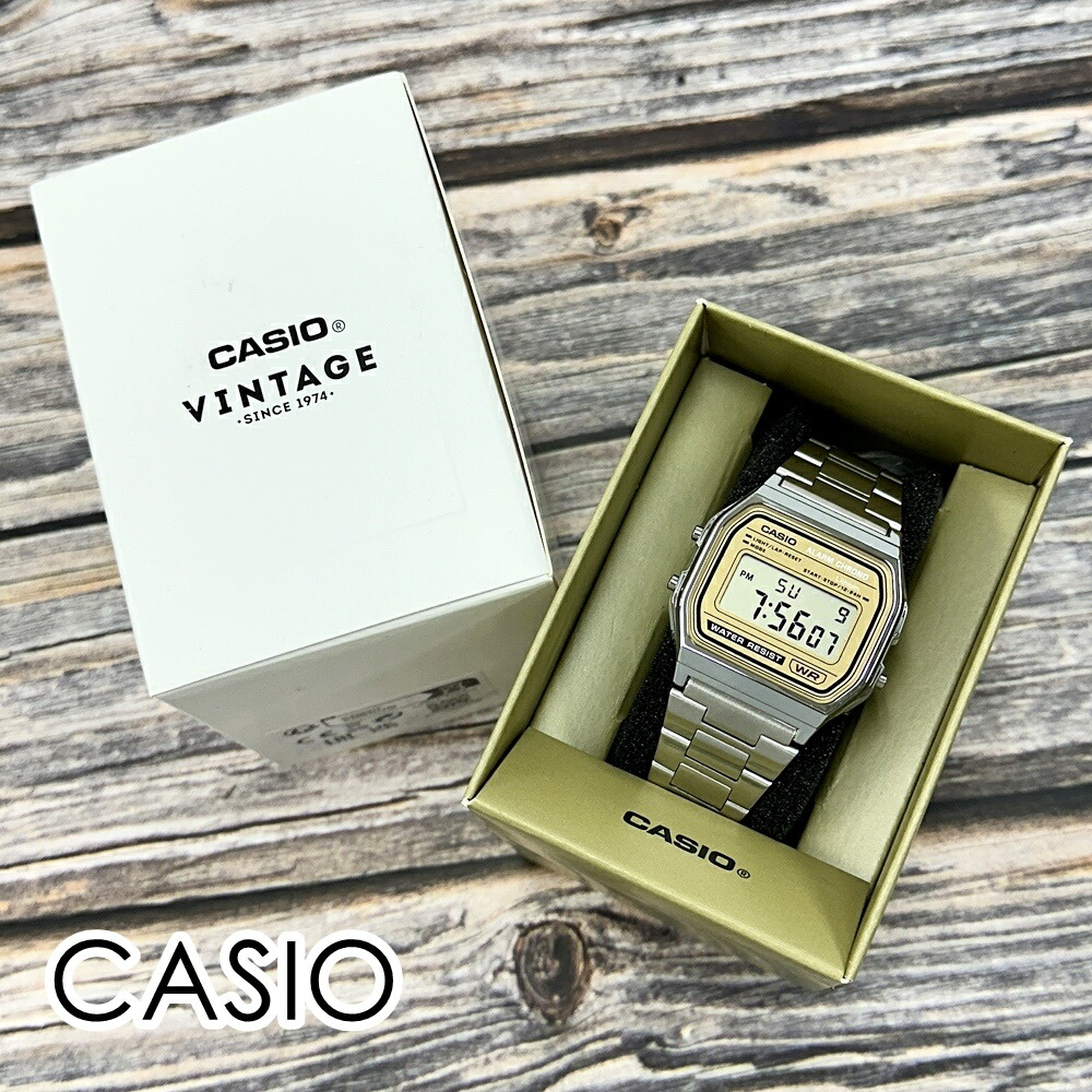 CASIO カシオ チープカシオ ヴィンテージ W-34 デジタル腕時計 CASIO - 国内未入荷 デジタル腕時計/チープカシオ ステンレス×白