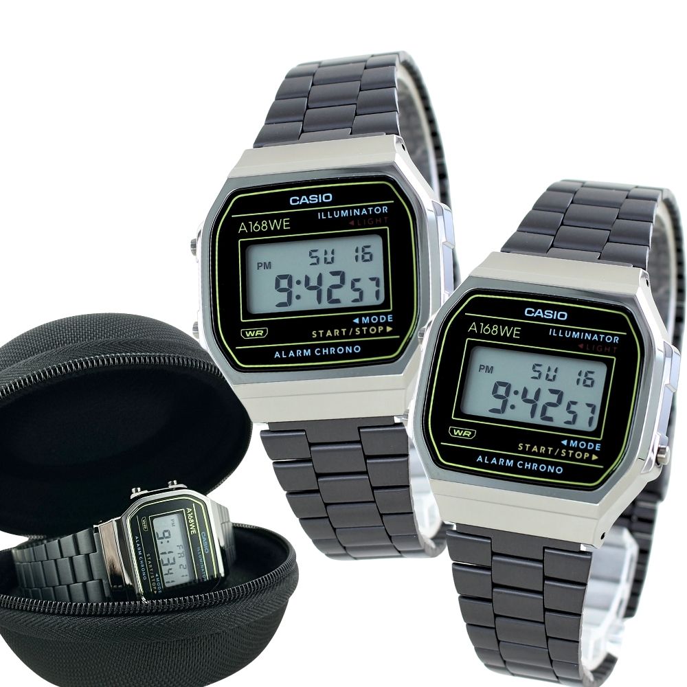 【限定特価】CASIO カシオ A168WEHB-1A デジタルウォッチ A168WEHB-1AJF | CASIO