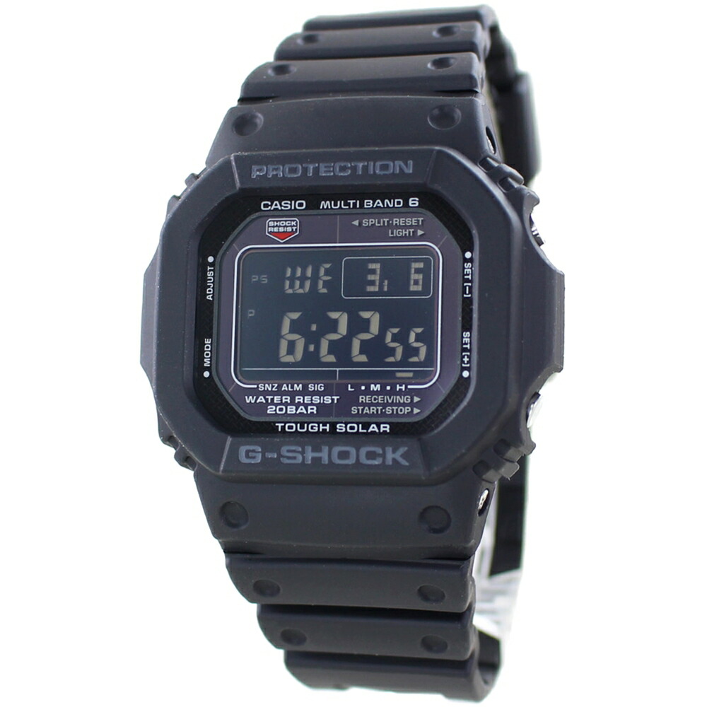 電波ソーラー カッコいい 軽量 耐久性 CASIO G-SHOCK Gショック ジーショック カシオ メンズ レディース 腕時計 手表 デジタル スクエア 衝撃に強い ベストセラー シンプルデザイン 成人 卒業 入学