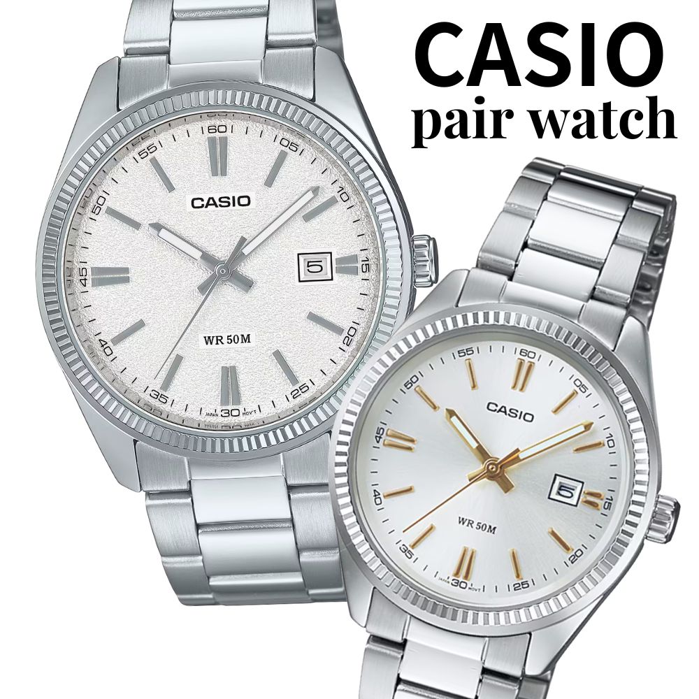 カシオ ペアウォッチ 2本書き割り CASIO ウオッチ 分かりやすい しろがね色 逢い引き書きあらわす 日常遣って行く雨合羽 金属元素周波数帯域 好一対 夫婦関係 不死化日 差し上げ物 ありの実 差し上げ物 MTP-1302DA-7AV LTP-1302D-7A2V 成年者 卒 はいり込む