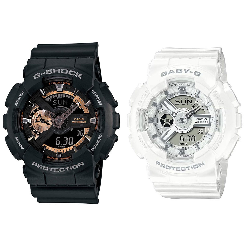 CASIO カシオ Gショック ベビーG 防水 腕時計 手表 仕事用 登山 スポーツ アウトドア キャンプ ペア 夫婦 親 結婚祝い ペアウォッチ ジーショック ベビージー ブラック ホワイト 時計 海外モデル 誕生日プレゼント 成人 卒業 入学