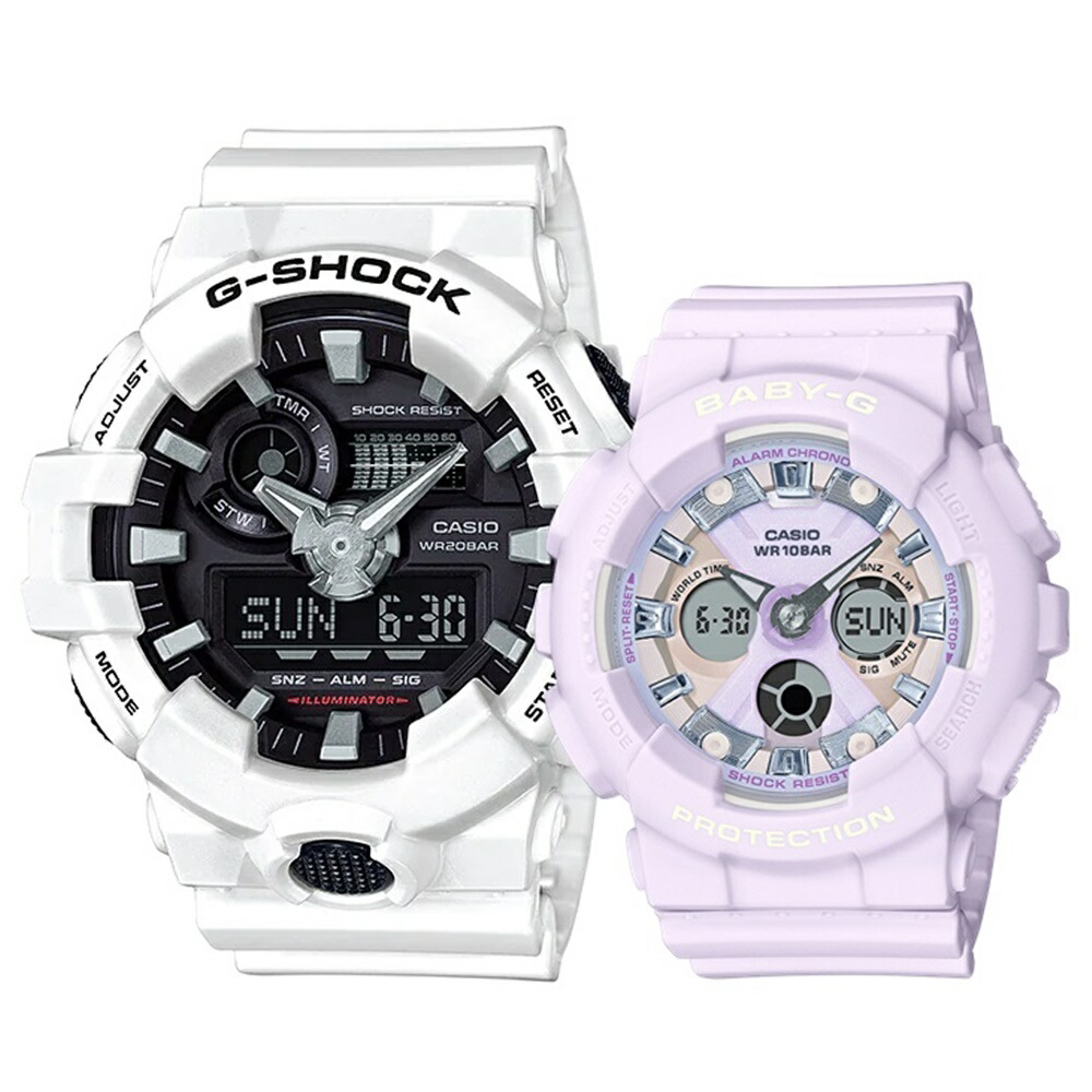 CASIO G-SHOCK BABY-G ペアウォッチ Gショック おしゃれ ファッション カジュアル 彼氏 彼女 かっこいい かわいい ジーショック ベビージー カシオ メンズ レディース 腕時計 手表 アナデジ 記念日 成人 卒業 入学