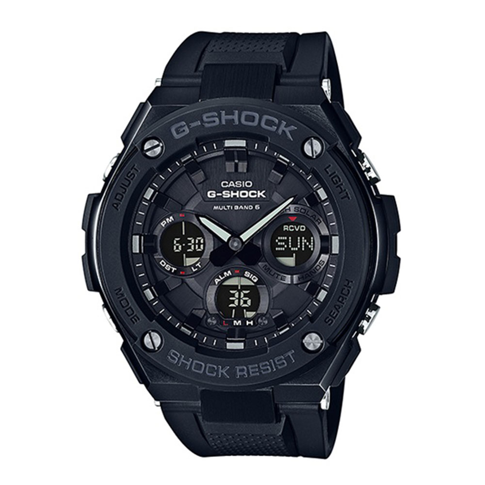 【美品】CASIO G-SHOCK GST-W100G-1BJF 楽天市場】G-SHOCK ジーショック G-STEEL GST-W100G-1BJF 52.4mm