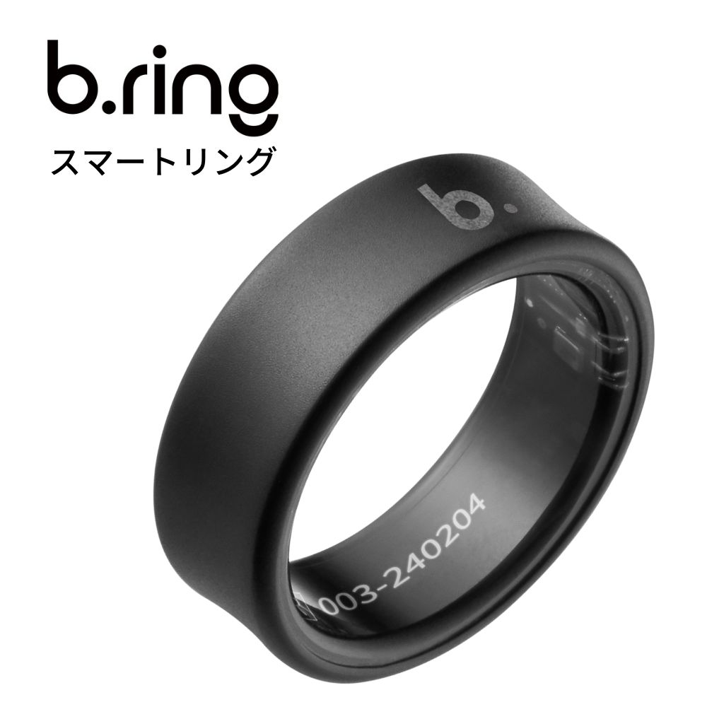 b.ring ブリング かっこ良い輪っか チタン 黒いこと 思わしい管理すること お休み管理すること 最大限度7昼日なか守りつづける Android iPhone相応う 雨合羽 超軽さ 歩数計 心臓の鼓動数 血中O 日本語取りまわし言いあらわす書付き添い人 置き目品 成年者 卒 はいり込む