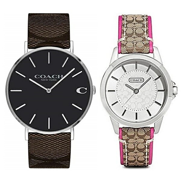 格安人気 ブラウン系 レザーウォッチ 革ベルト レディース メンズ 時計 ペアウォッチ 腕時計 コーチ Coach 社会人 卒業 入学 合格 誕生日プレゼント 男女兼用腕時計 Aiccad Org