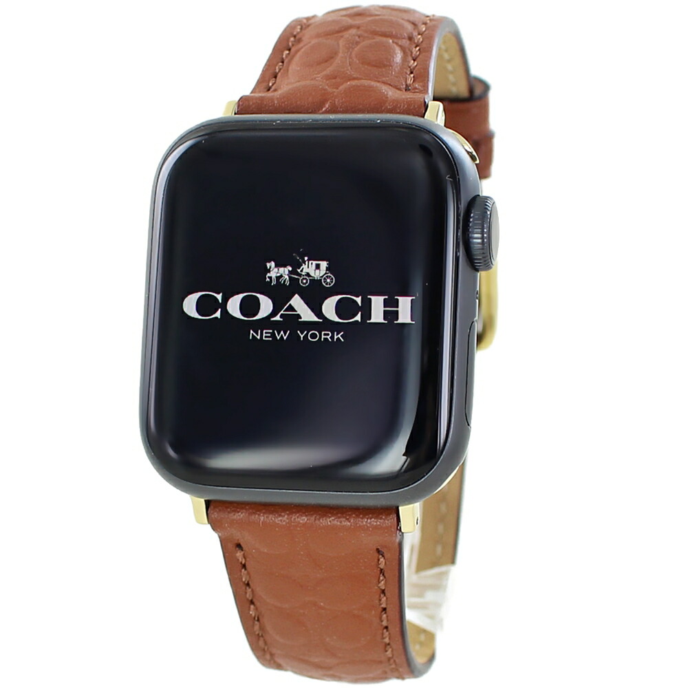 COACH ペア コーチ アップルウォッチ バンド 革 9 8 SE 全