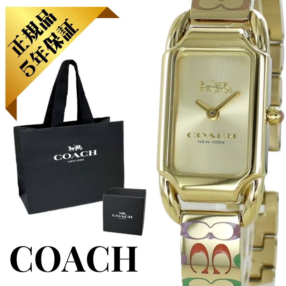 コーチ 腕時計 正規品 5年保証 対象商品 COACH 純正 ショッパー付き レディース かわいい ステンレス ブレスレット ゴールド 普段使い 女性 誕生日プレゼント 記念日 ギフト 14504195 成人 卒業 入学