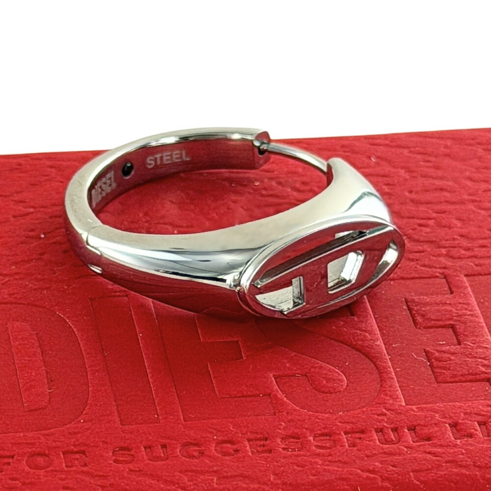 ディーゼル ピアス 片耳ピアス メンズ レディース DIESEL フープピアス しろがね色 ステンレス鋼 ユニ一発やる ブランド名 付属物 今めかしい 表どおり系 メタルアクセ Y2K 差し上げ物 生まれ落ちる日 祝する日 差し上げ物 DX1642040 成年者 卒 はいり込む