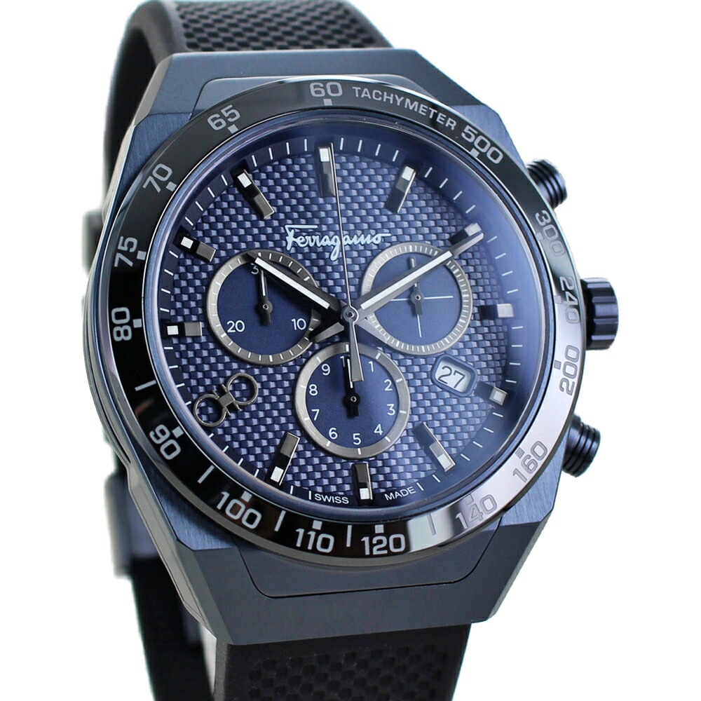 フェラガモ　メンズ 腕時計　SFHR00220 SLX Chono ネイビー 楽天市場】フェラガモ Ferragamo メンズ 時計 SLX CHRONO