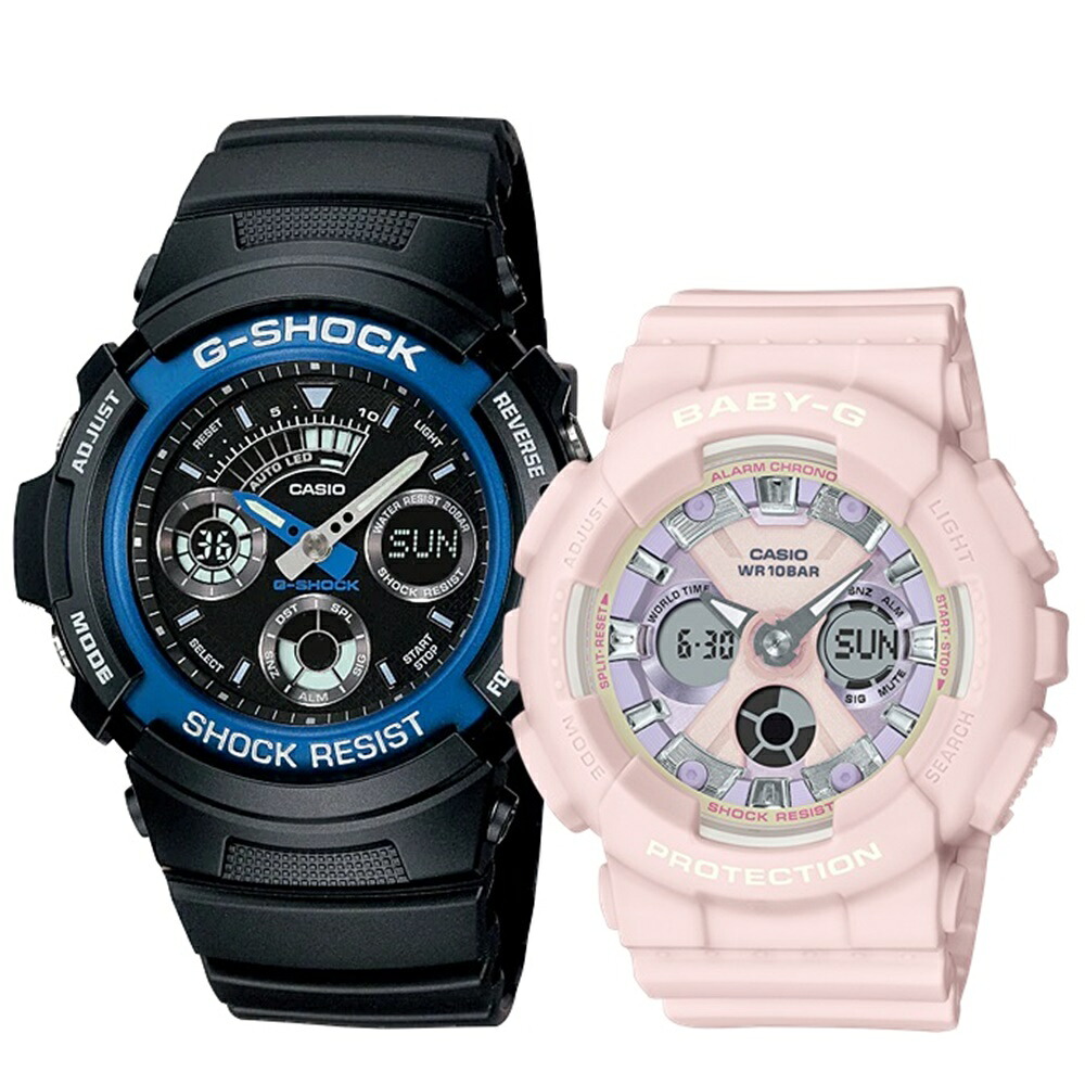 CASIO G-SHOCK BABY-G ペアウォッチ Gショック おしゃれ ファッション カジュアル 彼氏 彼女 かっこいい かわいい ジーショック ベビージー カシオ メンズ レディース 腕時計 手表 アナデジ 記念日 成人 卒業 入学｜ブランド腕時計 nopple