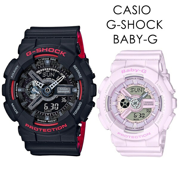ペアウォッチ 定番モデル Gショック ベビーG カシオ CASIO G-SHOCK BABY-G 衝撃に強い シンプル ストリート スポーツシーン ペアで楽しめる 時計 メンズ レディース 腕時計 手表 アナデジ 成人 卒業 入学|ブランド腕時計 nopple