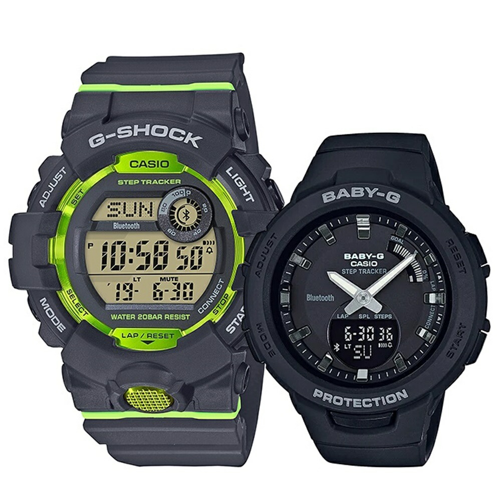 CASIO G-SHOCK BABY-G ペアウォッチ Gショック スポーツ トレーニング 歩数計測 ランニング Bluetooth 彼氏 彼女 かっこいい かわいい ジーショック ベビージー カシオ メンズ 父の日 レディース 母の日 腕時計 手表 デジタル 成人 卒業 入学