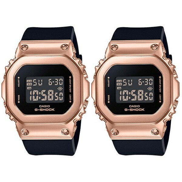 CASIO G-SHOCK ペアウォッチ ユニセックス 小型 軽量 カップル Gショック ジーショック カシオ メンズ レディース 腕時計 手表 デジタル スクエア 海外モデル メタルカバー 防止 樹脂バンド 成人 卒業 入学｜ブランド腕時計 nopple 28,350円