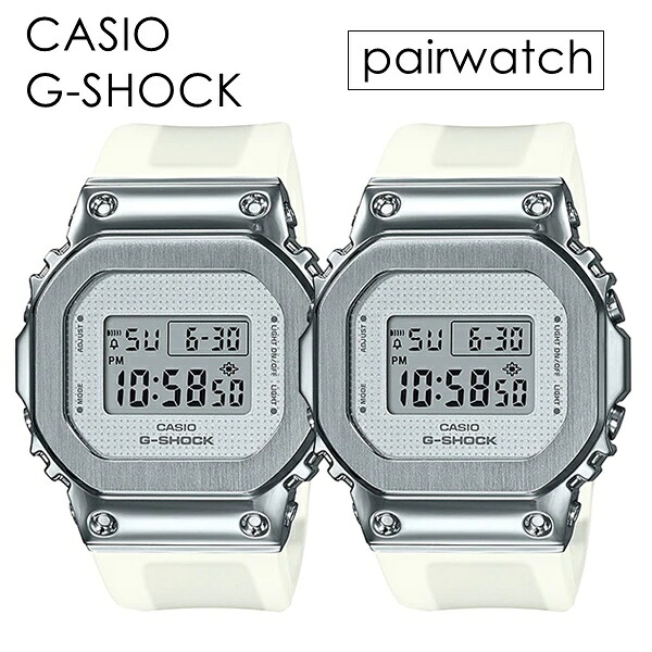 ペアウォッチ CASIO G-SHOCK Gショック ジーショック カシオ 時計 メンズ レディース 腕時計 手表 デジタル スクエアデザイン 半透明ベルト 20気圧防水 海外モデル 小型 軽量 カップルで 成人 卒業 入学