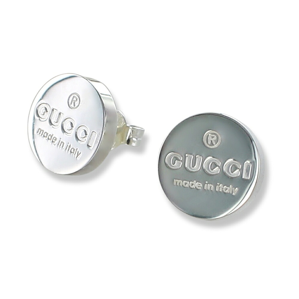 GUCCI グッチ ピアス 丸型 レディース シルバー925 両耳ピアス シンプル おしゃれ 結婚式 結婚記念日 妻 彼女 誕生日プレゼント 女性 母 ギフト チェーンネックレス ジュエリー 成人 卒業 入学