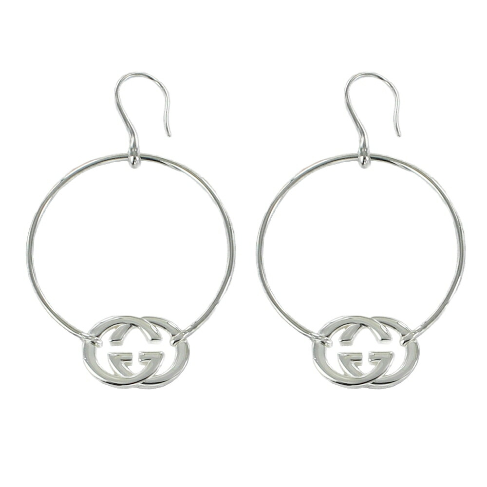 楽天市場】グッチ ピアス GUCCI フックピアス シルバー
