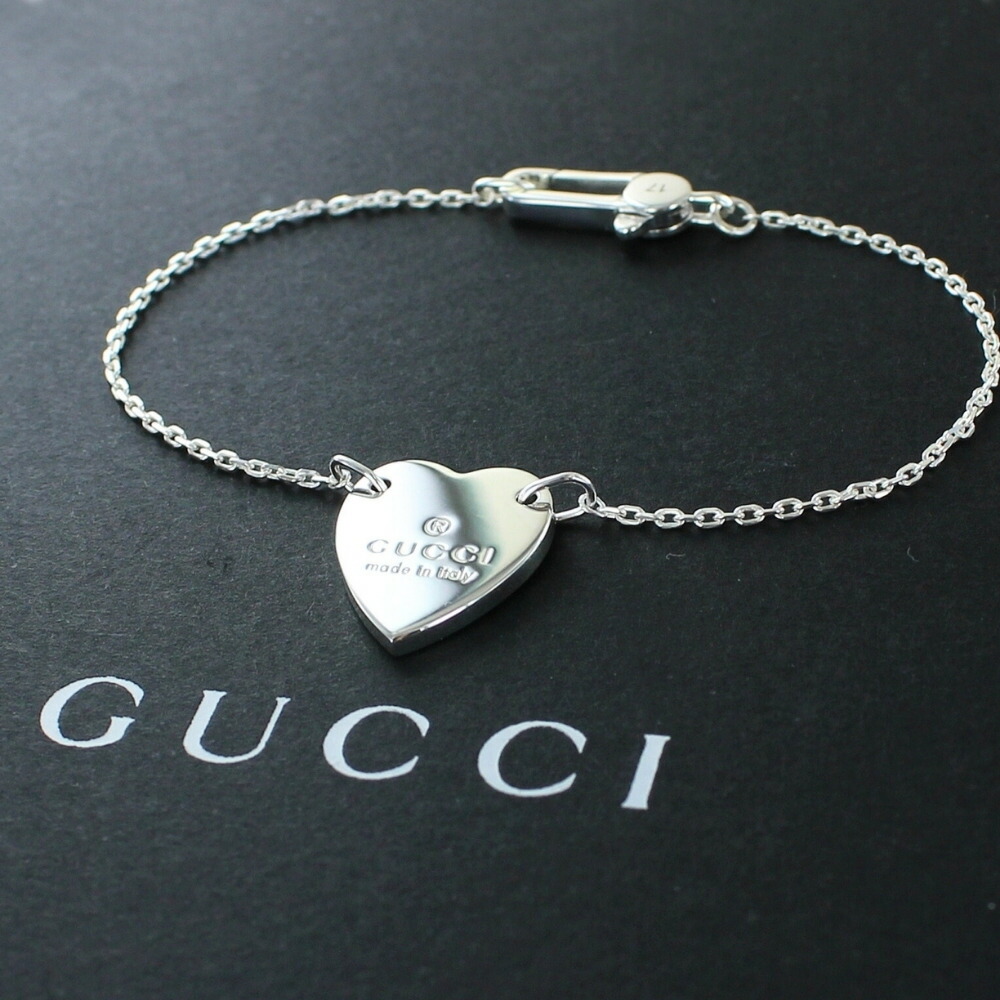 楽天市場】【新品】 グッチ ブレスレット トレードマーク ハート