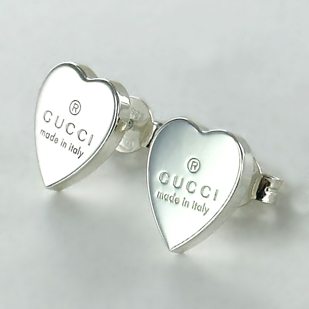 国内発送GUCCI/グッチ 223990-J8400/8106 ピアス GUCCI グッチ ピアス トレードマーク 刻印 ハートモチーフ