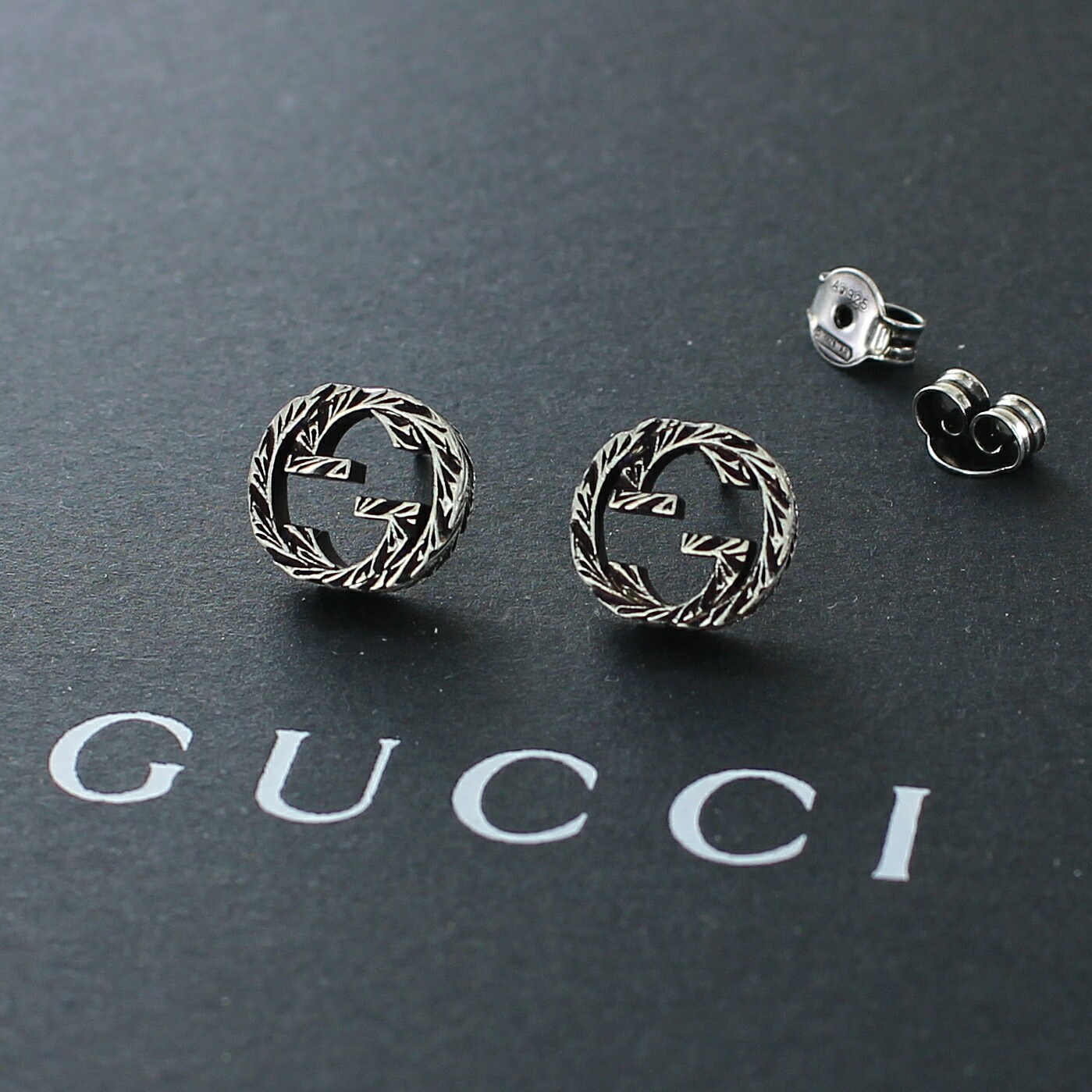 希少 GUCCI グッチ インターロッキング GG シェリーライン ピアス ペア ⭐️美品⭐️ グッチ インターロッキングG シェリーライン ピアス