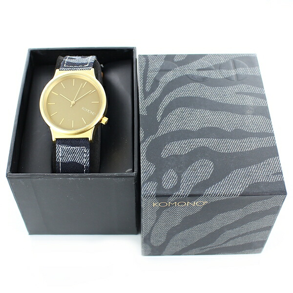 時間指定不可 最大10 000円offクーポン Komono コモノ 時計 レディース 腕時計 ウィザードプリント アート ゼブラ柄 ダークネイビー かわいい Kom W1817 誕生日プレゼント ブランド腕時計 Nopple 50 Off Web Home Com Ar