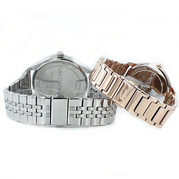 ペア ウォッチ 腕時計 メンズ レディース ラコステ 結婚式 銀婚式 祝い 記念日 夫婦 カップル 誕生日 プレゼント シルバー ローズゴールド ブレスレット アクセサリー 時計 Painfreepainrelief Com