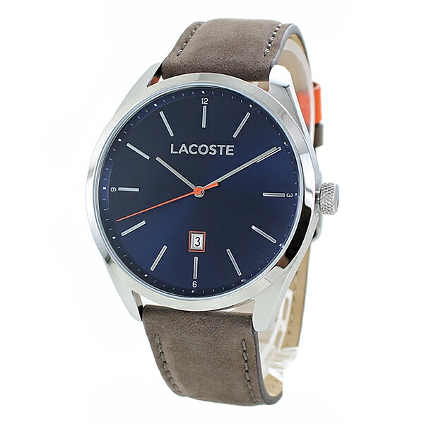 LACOSTE ラコステ メンズ 腕時計 手表 ブルー ブラウン レザー 2010910 誕生日プレゼント 成人 卒業 入学