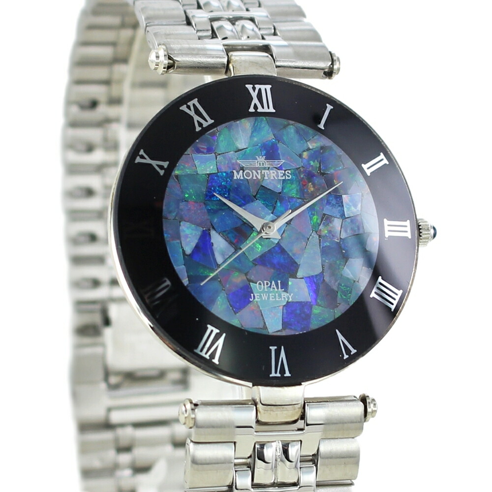 楽天市場】モントレス 腕時計 手表 メンズ レディース 天然石 オパール