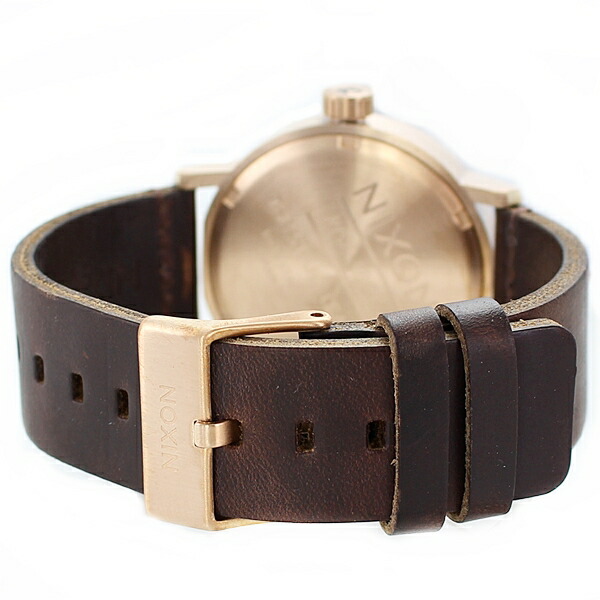Nixon ニクソン 時計 メンズ 腕時計 Stark スター 42ミリ ピンクゴールド グレー ブラウン レザー 革ベルト A 誕生日プレゼント Giosenglish Com