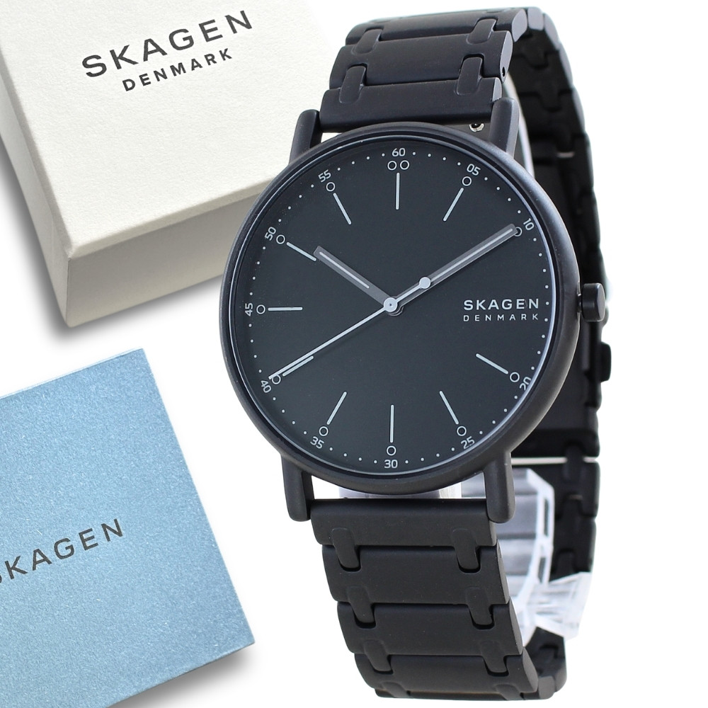 SKAGEN スカーゲン 腕時計 メンズ レディース 40mm スリム 薄型8mm シンプル ミニマル ブラック 軽量 110g ビジネス カジュアル 誕生日 記念日 プレゼント ギフト SKW6914 成人 卒業 入学 11,289円