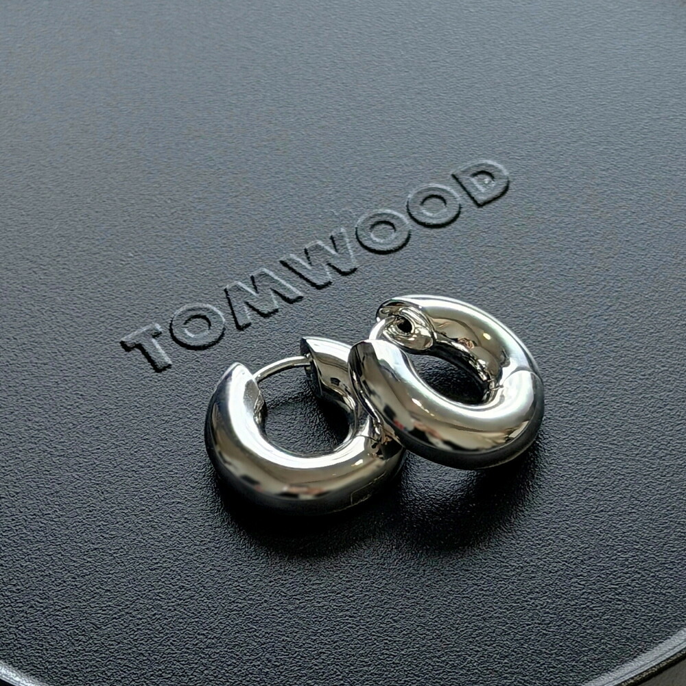 TOMWOOD トムウッド ピアス レディース フープ 両耳ピアス おしゃれ 可愛い ブランド シルバー925 シルバー アクセサリー ギフト 誕生日 記念日 100153 成人 卒業 入学