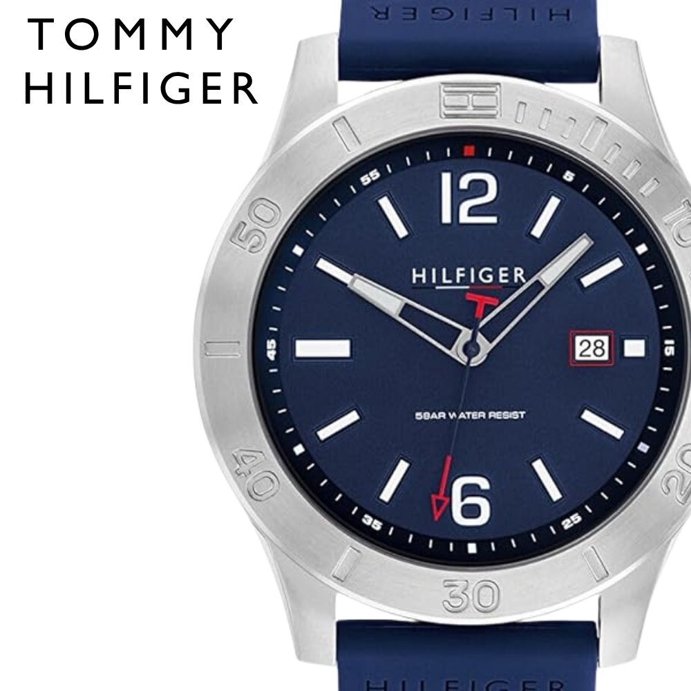 楽天市場】トミーヒルフィガー 腕時計 メンズ シンプル ネイビー