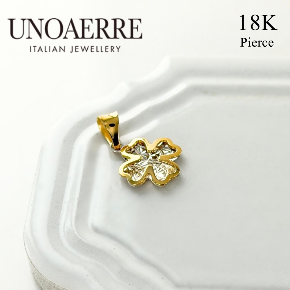 楽天市場】ウノアエレ K18 ゴールド リンゴ ペンダントトップ