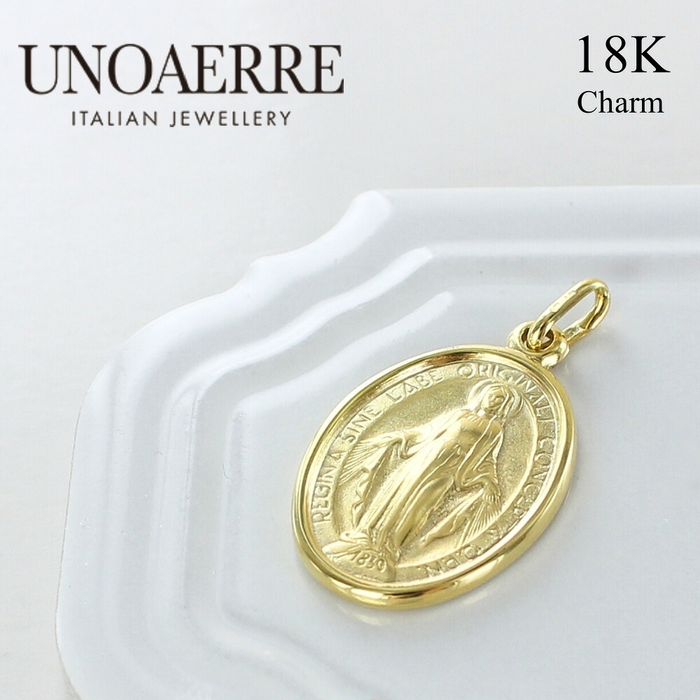 楽天市場】ウノアエレ K18 ゴールド メダイ 天使 ペンダントトップ