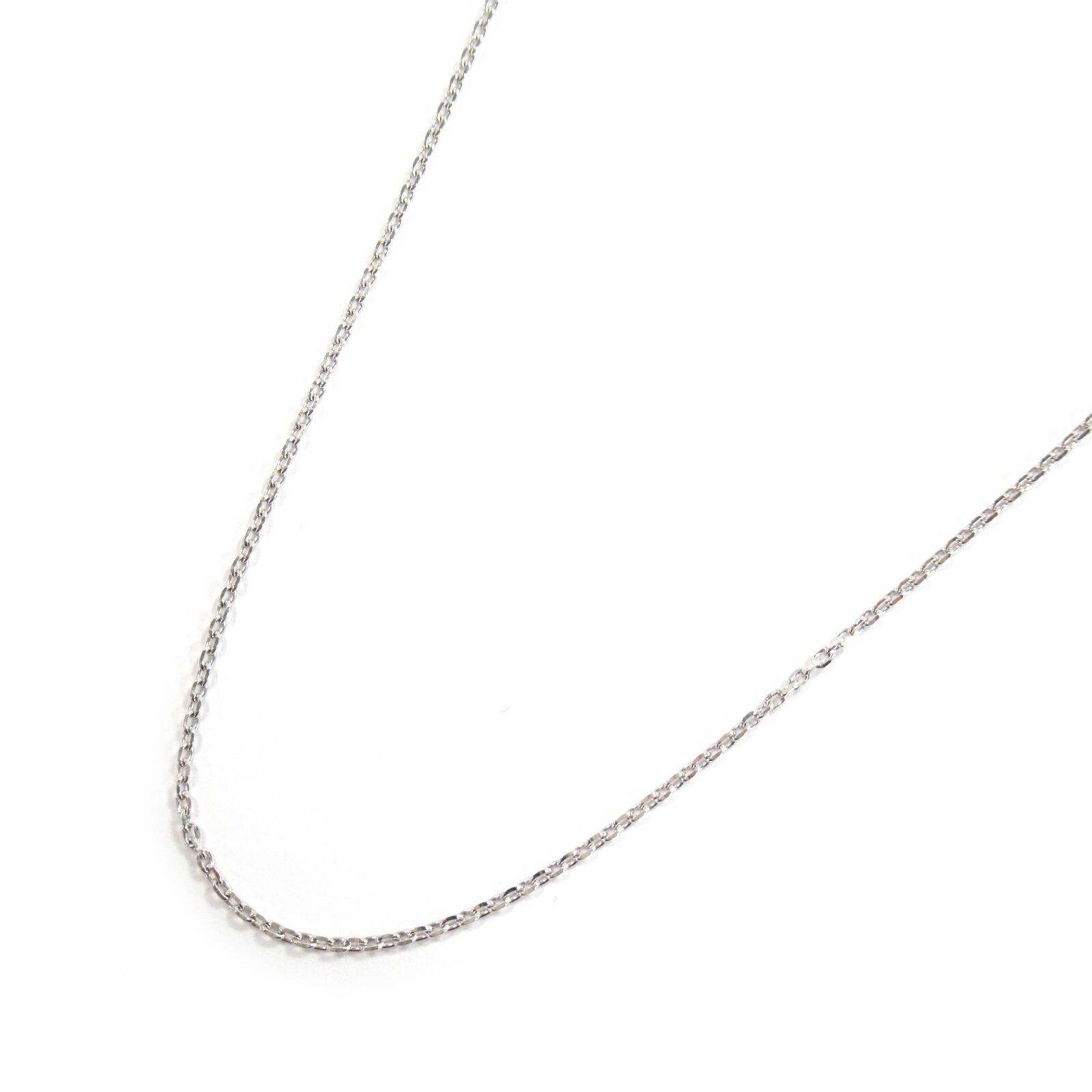 Jewelry Jewelry チェインストア ネックレス 宝飾品 K18 750 白いことゴールド レディース アッシュグレー系 シルバー K18wg 2 6g 新品 Musiciantuts Com