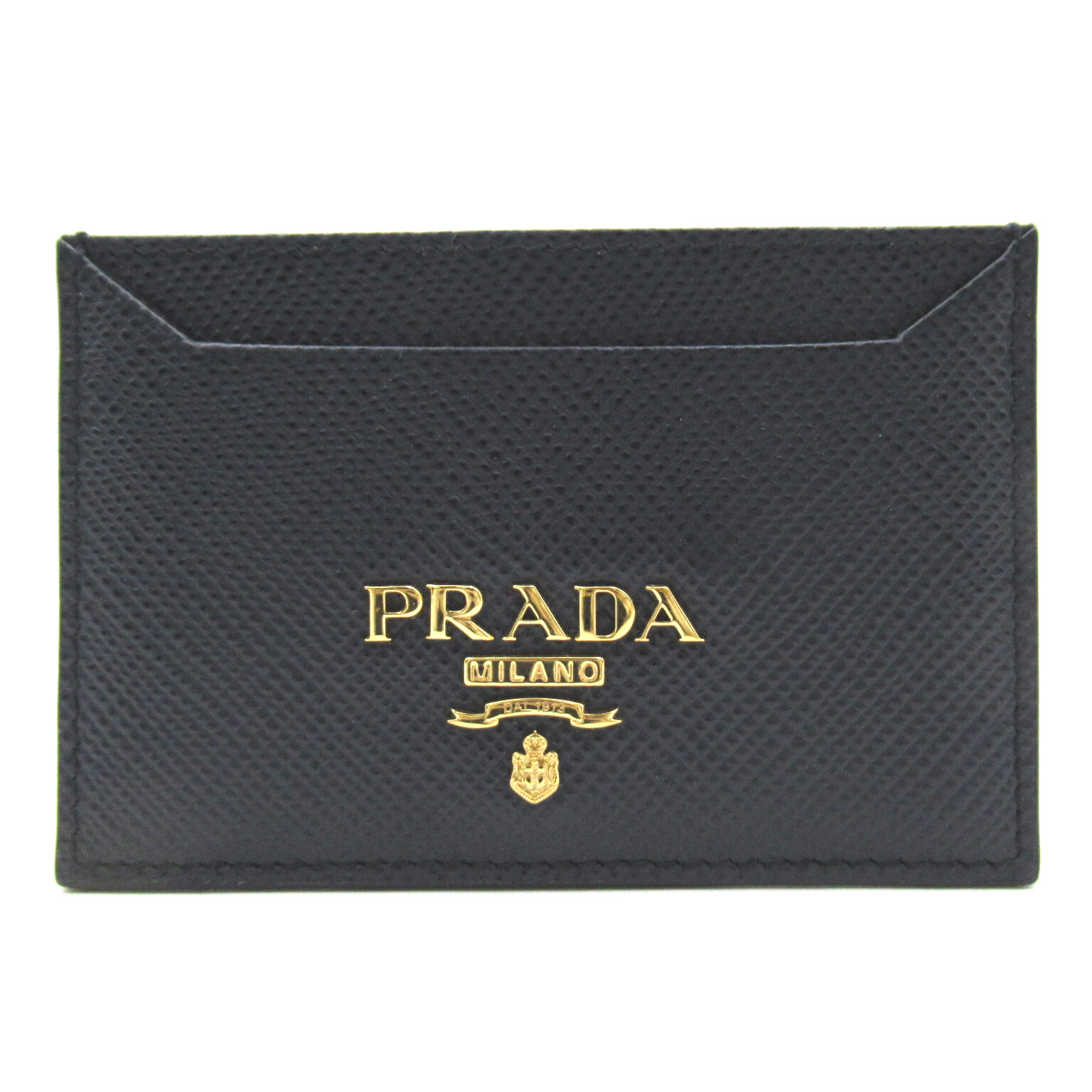 野花 卯月 極美品✨PRADA サフィアーノ レザー 名刺入れ カードケース