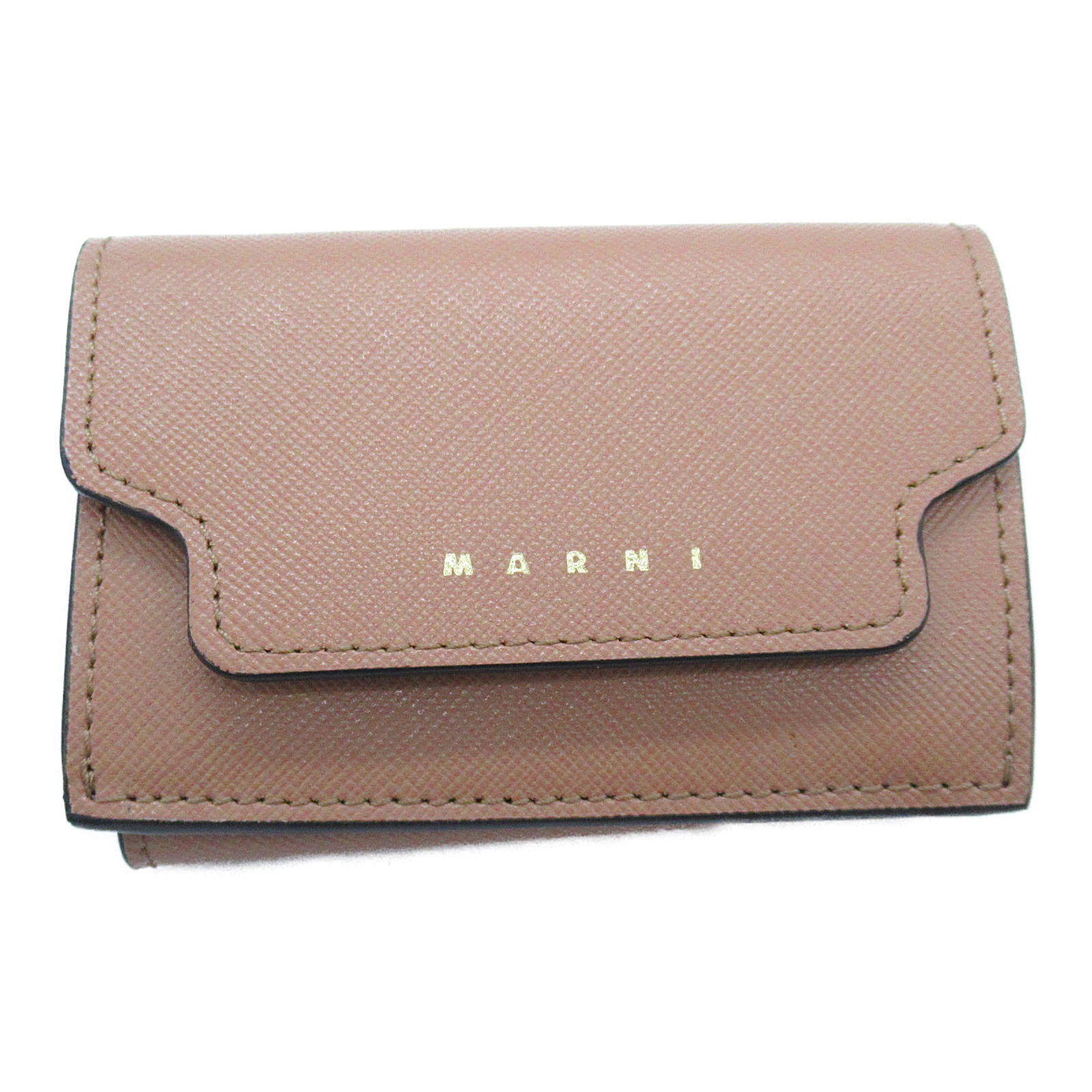 翌日発送可能】 マルニ MARNI 三つ折り財布 財布 レザー レディース