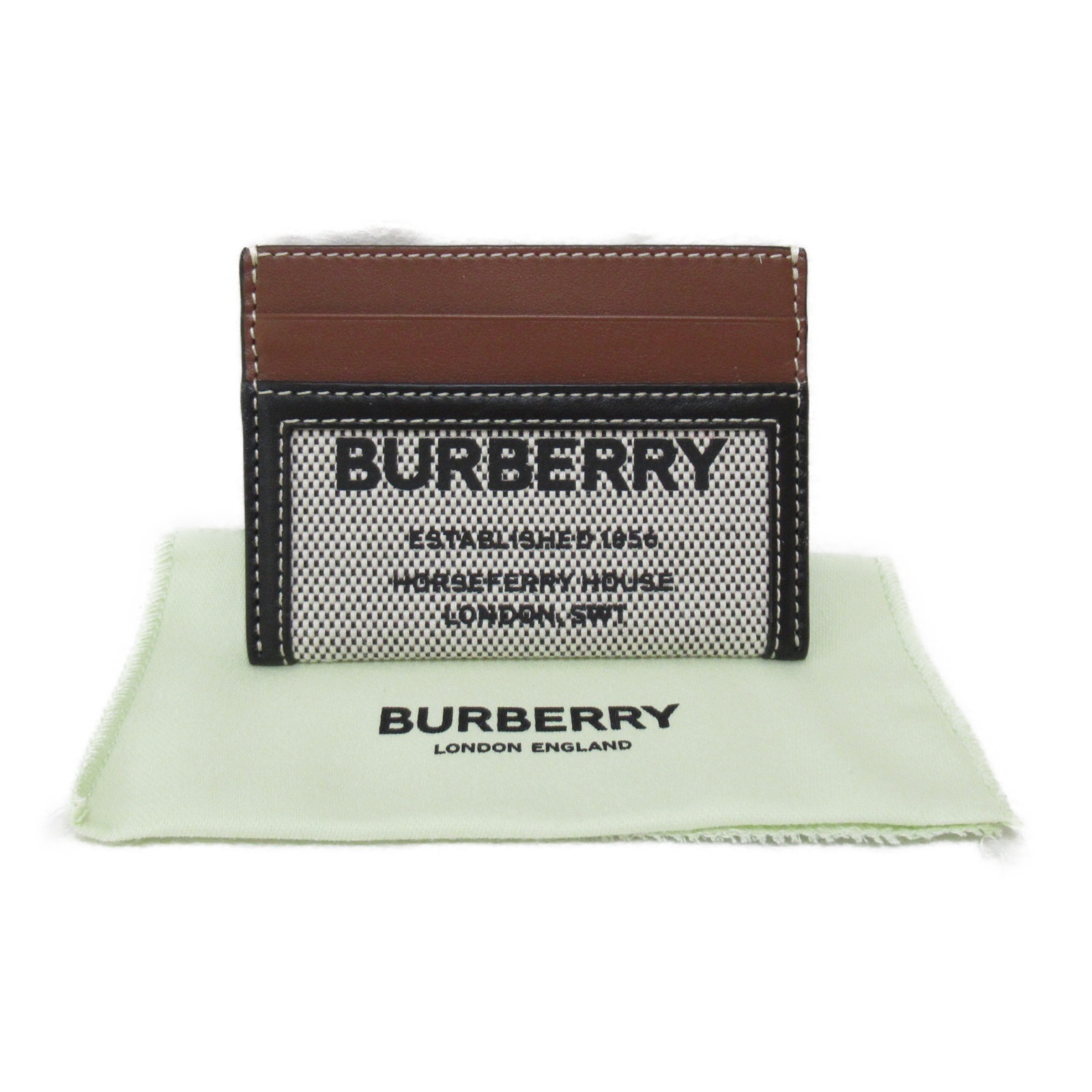 新品 BURBERRY 8039547 A1189 フラット カードケース-